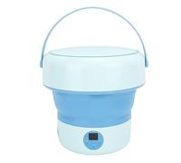 Generic Mini Laveuse avec Panier de Filtre à Eau Petite Machine à Laver Portable pour Chaussettes Sous-vêtements et Outil de Linge Efficace pour le Dortoir (Prise UE)