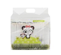 Generic Mini Lingettes Humides Douces en Paquet Unique, Lingettes Non Tissées Portables de 50 Pièces pour le Visage et les Mains, sans Danger pour les Peaux Sensibles (Panda Meimei paquet de 50