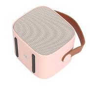 Generic Mini Machine à karaoké Compacte, Haut-Parleur Bluetooth avec 2 Microphones sans Fil, Haut-Parleur HiFi pour Enfants et Adultes