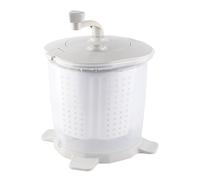 Generic Mini Machine à Laver Manuelle Portable, Essorage à Grande Vitesse de 1 200 Tr/min, avec Panier de Déshydratation Amovible, pour la Maison, le Dortoir, les Sous-vêtements,
