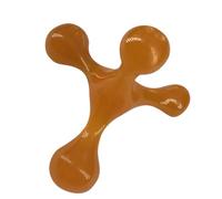 Generic Mini Masseur de Cou Cervical Multifonctionnel 4 Boules, Appareil de Massage Portable pour Dos, Taille et Jambes, Compact et Léger, Orange, Outil de Relaxation pour Bureau