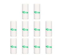 Generic Mini Papier D' Auto-adhésif Portable pour étiquettes 10 Rouleaux de Papier D'imprimante Autocollant Thermique pour étiquettes de Catégorie Tout Contenu Requis pour le Travail et les études