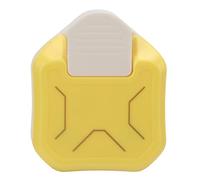 Generic Mini Perforateur D'Angle de beauté à Angle Droit Jaune, Perforateur de Papier Rond pour Films Thermorétractables, Photos en Plastique, Portable