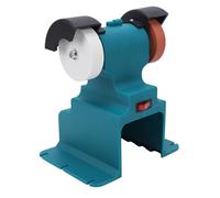 Generic Mini Polisseuse D'établi Polyvalente, Puissance 200 W, Petite Rectifieuse pour Métal et Bois avec Batterie au Lithium pour Amateurs et Bricoleurs, Roue en Acier allié de 2,76 Pouces