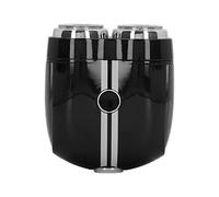 Generic Mini Rasoir à Barbe électrique en Alliage de Zinc, Petite Tondeuse à Barbe Humide et Sèche, Double Usage, Maille Incurvée de Type C, Charge IPX7, étanche 360 mAh pour les Rencontres (BLACK)