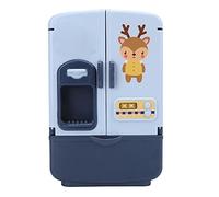 Generic Mini Réfrigérateur Jouet en Matériau ABS, Ensemble de Cuisine à Double Porte, Maison de Jeu pour Enfants, Jouets de Cuisine, Cadeau pour Enfants (Blue)