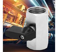 Generic Mini Robinet à Tournant Sphérique en Laiton chromé 1/2 pour Raccordement de Tuyaux avec Système à Double Joint pour Usage Domestique