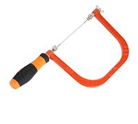 Generic Mini Scie à Chantourner Réglable en Alliage D'aluminium pour la Coupe du Bois, Outil de Quincaillerie Manuel Durable pour les Amateurs de Bricolage, 1 Pièce