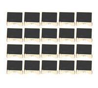 Generic Mini Tableau Noir en Bois Réutilisable pour Fêtes de Mariage, 2 Ensembles de Petits Tableaux Rectangulaires pour Numéros de Table, Menu, Décoration Végétale pour Bureau D'étude pour Enfants,