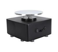 Generic Mini Tour De Potier Electrique 0 180RPM Reglable Kit Ceramique Dessin Machine avec Plateau Detachable Noir pour Enfants et Débutants (qw)