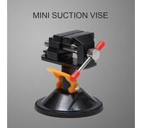Generic Mini Vice, étal Pinces Grip Table Vides à 360 Degrés Aspiration Rotative Aspiration Vides pour Bijoux Making Wood Craft Barving Bread Forling Bed Bed Tool (Sans colonnes de support)