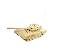 Generic Miniature Char Armé Modèle 4d Blocs Construction Véhicule Blindé Unicité à Assembler Fonction Jeu Enfant Collection Décoration Maison, jaune