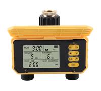 Generic Minuterie D'arrosage Solaire, Système D'arrosage Automatique, Rechargeable, pour Jardins de Villa, Contrôleur D'irrigation Extérieur Réglable