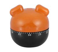 Generic Minuterie de Cuisine Mécanique, Outil de Rappel Durable pour Chien Mignon, pour la Cuisine à Domicile, 55 à 60 Minutes, Matériau ABS Disponible en Marron, Kaki et Gris (Rouge-Marron)