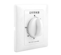 Generic Minuterie de Pompe à Eau 220V de Haute qualité, Compte à Rebours Mécanique, Interrupteur de Temps pour Chauffe-eau Intérieur et Aquarium (Minuterie 120 minutes)