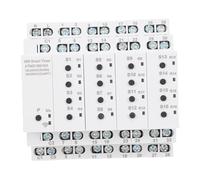 Generic Minuterie Intelligente Commutateur WiFi 16 Canaux contrôlé par Application Commutateur activé par la Voix pour la Vie Moderne Construction ABS