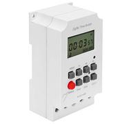 Generic Minuterie Numérique avec écran LCD, Minuterie de Micro-ordinateur pour le Contrôle Automatique des Appareils, 32 Groupes Marche/arrêt, 220 V, Matériau ABS Durable