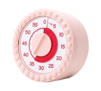 Generic Minuteur Visuel, Outil de Gestion Du Temps, élégant et Portable, Mécanique, pour La Cuisine, La Maison, La Salle de Classe et Les Tâches M, Rose
