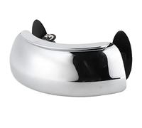 Generic Miroir de Moto Réglable, Miroir de sécurité Anti-éblouissement à 180 Degrés pour Vélos de Rue, Scooters, Alliage D'aluminium argenté ABS 2,44 X 6,89 Pouces