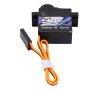 Generic Mise à Niveau du Servo Numérique RC Metal Gear pour Voiture GROM 1/18 RC, Coque ABS Noire avec Bras Servo 20T, Domination de la Piste pour Les Amateurs