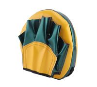Generic Mitaines Incurvées de Boxe pour Enfants, Mini de Boxe avec Cuir PU Durable pour Taekwondo Sparring 18,5x17x5cm (Yellow)
