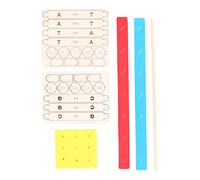 Generic Modèle ADN, Jouet d'apprentissage Bricolage en Bois à Double Spirale, Composants de Modèle à Double Hélice, Jouet éducatif Scientifique, Idéal pour Les Enfants, Instrument d'enseignement