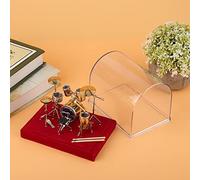 Generic Modèle de Batterie Miniature Fait à la Main avec Placage en Or, Artisanat D'affichage Exquis pour la Maison, Décoration de Modèle de Mini Instrument de Musique (18cm)