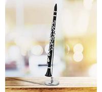 Generic Modèle de Clarinette 16 Cm, Décoration D'instrument de Musique Réaliste et élégante pour la Maison ou le Bureau et Cadeau