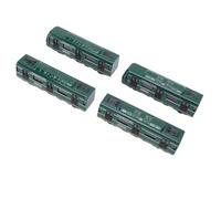 Generic Modèle de Ferroviaire à Grande Vitesse, Ensemble de 4 Pièces, Véhicules Verts de Poche pour Enfants et Adultes, Collectionneurs