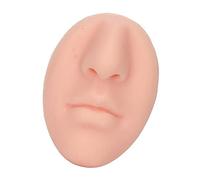 Generic Modèle de Nez en Silicone avec Bouche pour la Pratique du Perçage Modèle de Nez en Silicone Flexible et Réutilisable pour Débutants et étudiants 9 X 6,5 X 3 Cm (Peau claire)