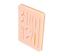 Generic Modèle de Peau de Suture, Coussinet en Silicone à 3 Couches sans Odeur pour les étudiants en Pratique de Fermeture des Plaies 17x12x1.1cm
