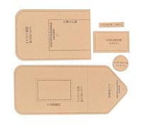 Generic Modèle de Sac de Téléphone, Bricolage, Accessoires Artisanaux Transparents en Acrylique pour la Fabrication de Coques Personnalisées, Paquet de 5