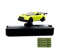 Generic Modèle de Voiture Accessoire Intérieur et Jouet Miniature avec Décoration de Tableau de Bord et Plaque Numérique de Parking à Fonction de Dérapage Dyn, Vert