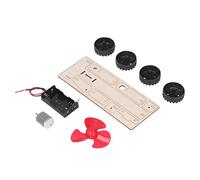 Generic Modèle de Voiture électrique à Monter Soi-même, avec Pale de Ventilateur, Kit D'aide Pédagogique en Sciences du Moteur pour L'apprentissage des Enfants