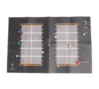 Generic Modèle D'infrastructure Routière Miniature Réaliste pour L'apprentissage Interactif et L'affichage à la Maison-Ensemble de Jouets ABS Robuste, 12 Pièces (Style Anglais A)