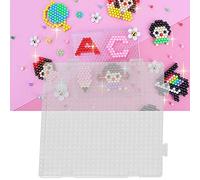Generic Modèle Transparent de Perles Perler pour Enfants, Jouet de Puzzle Géométrique Amusant pour Un Jeu Créatif, Sûr et Non Toxique, 1 unité (Petit SI mis)