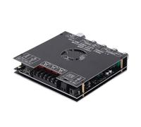 Generic Module Amplificateur de Puissance 2.1 Canaux TPA3255 Bluetooth 5.1 avec Entrées AUX USB pour Système de Cinéma Maison 141x131x27mm