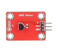 Generic Module de Capteur de Température LM35 pour Carte de Mesure Celsius Précise au pour l'électronique de Bricolage, les Projets éducatifs et les Prototypes d'ingénierie
