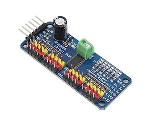 Generic Module de Carte D'entraînement de Moteur à 16 Canaux PCA9685 PWM, Connecteurs Pratiques à 3 Broches pour Servomoteurs, Idéal pour les Amateurs