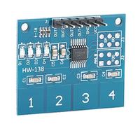 Generic Module de Commutation Tactile TTP224, 5 Pièces, Capteur à 4 Canaux, Fournitures électriques pour Projets électroniques de Bricolage, Haute qualité