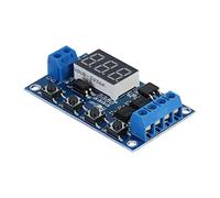 Generic Module de Minuterie, avec Affichage LED, Module de Commutation Marche/arrêt à Retard Réglable, 60 * 34 * 12Mm DC 5V ~ 36V, Durable pour les Lumières -40 ℃ ~ 85