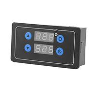 Generic Module de Relais de Synchronisation à Affichage Numérique avec Cycle Réglable pour électrovanne, Pompe à Eau, Moteur et Plus, 6 Fonctions, Délai de 0,1 Seconde à 999 Heures, Idéal pour les