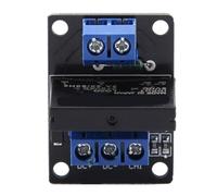 Generic Module de Relais Statique à 1 Canal DC 5/12 V avec Fusible pour des Applications électriques Fiables (5V)