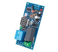 Generic Module de Relais temporisé 220 V AC Plage de Temps Réglable de Haute Précision pour Le Contrôle Industriel et L'automatisation 1-99 Secondes/Minutes Affichage Numérique Rouge