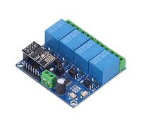 Generic Module de Relais WiFi Commutateur de Télécommande sans Fil à 4 Canaux pour Système de Maison Intelligente, Distance de Transmission de 100 M, pour les Amateurs de Bricolage (12V)