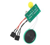 Generic Module D'enregistrement Vocal à Puce de Carte de Vœux 120s, Bouton de Lecture de Musique, Parfait pour Les Invitations Faites Maison, Décoration de Boîte-Cadeau