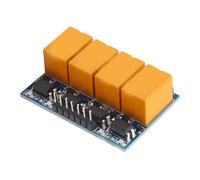 Generic Module Micro Relais Petit Module Relais DC3.3-5V HK Facile à Utiliser Transmission de Signal Stable Equipé d'un Photocoupleur pour les Appareils Ménagers (4 voies)