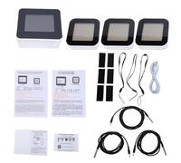 Generic Moniteur de qualité de L'air à écran LED Couleur 13 en 1, Détecteur de CO2 avec Fonction de Station Météo pour le Bureau à Domicile, Alertes Intelligentes pour N'importe Quelle Pièce (2co12)