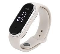 Generic Montre Anti-moustiques à Ultrasons, Bracelet Anti-insectes Silencieux à Affichage Numérique LED avec Puce de Décharge et Conducteur Métallique, pour Intérieur et Extérieur, (B)