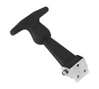 Generic Moraillon en Caoutchouc, Pince de sécurité, Fixation D'isolation Durable pour Boîtes à Outils, Casiers Camions, Noir, 1 Paquet